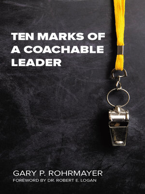 cover image of Ten Marks of a Coachable Leader